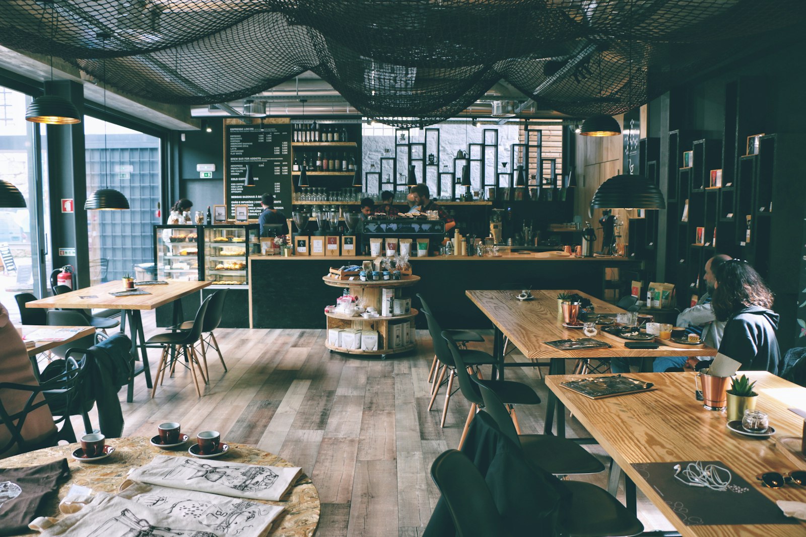 Cafe near campus